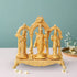 Brass Ram Darbar God Idol Statue 0.62Kg